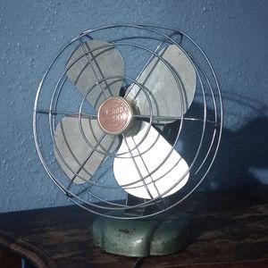 Antique Western Auto Supply Co Art Deco Fan